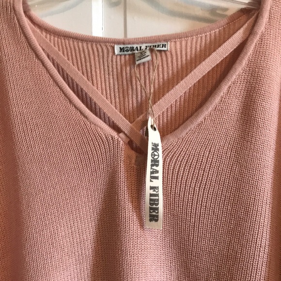 Moral Fiber Blush Sweater - Picture 2 of 6